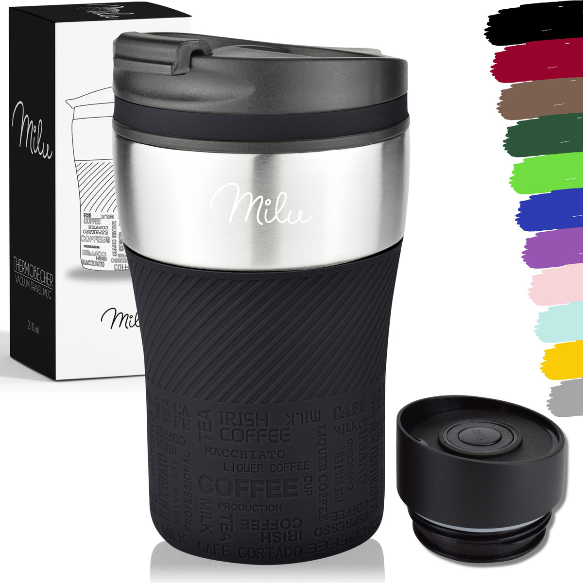 Milu Thermobecher Kaffee to go - 210ml