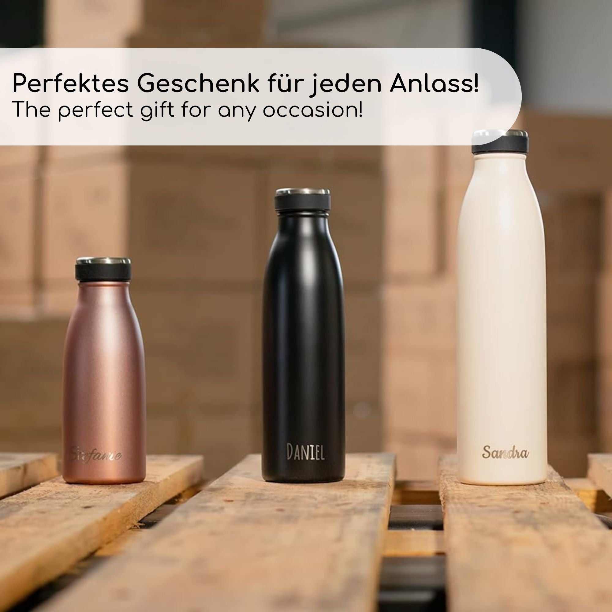 Thermoflasche T5 350ml - 1500ml personalisiert