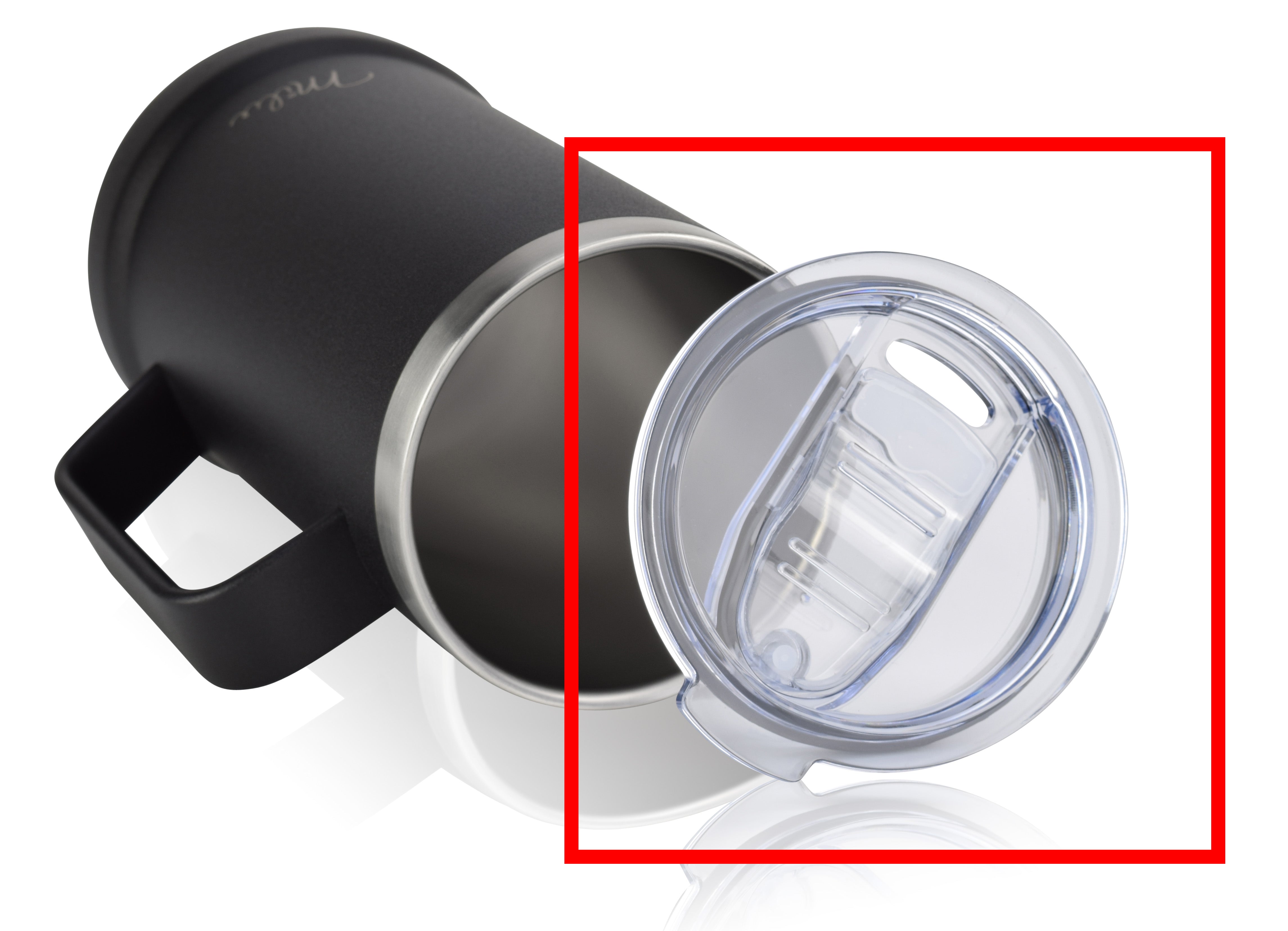 Edelstahl Bierkrug (Ersatzdeckel BK)