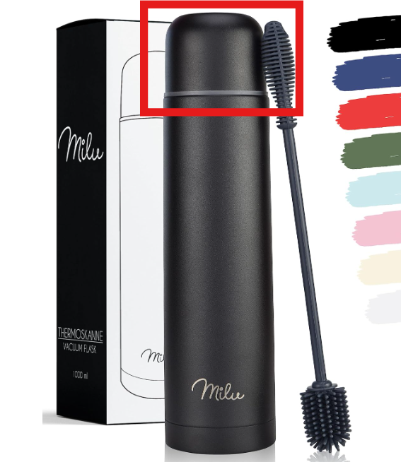 Insulated bottle lid leak-proof