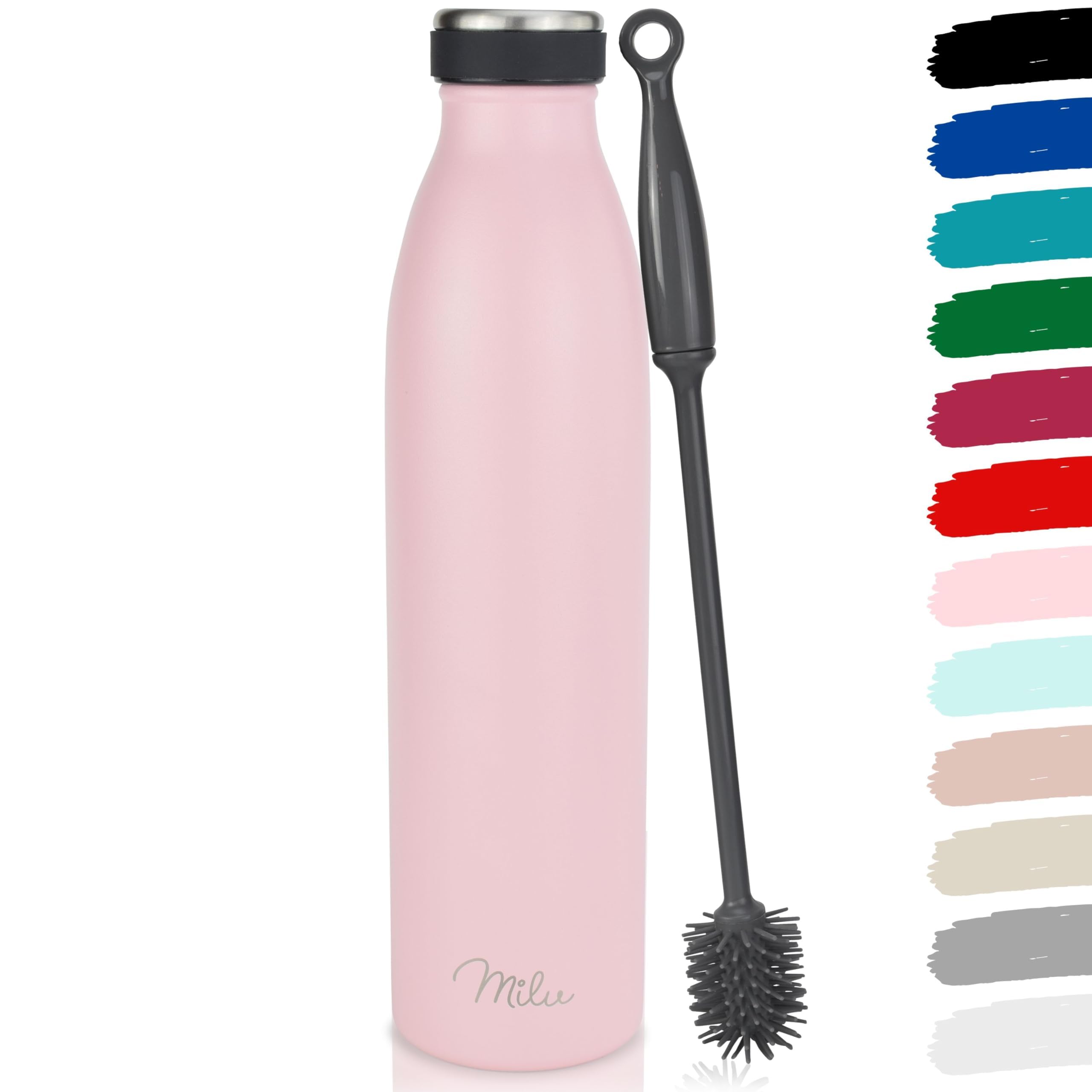 Milu Edelstahl Trinkflasche 350ml, 500ml, 750ml, 1L, 1500ml