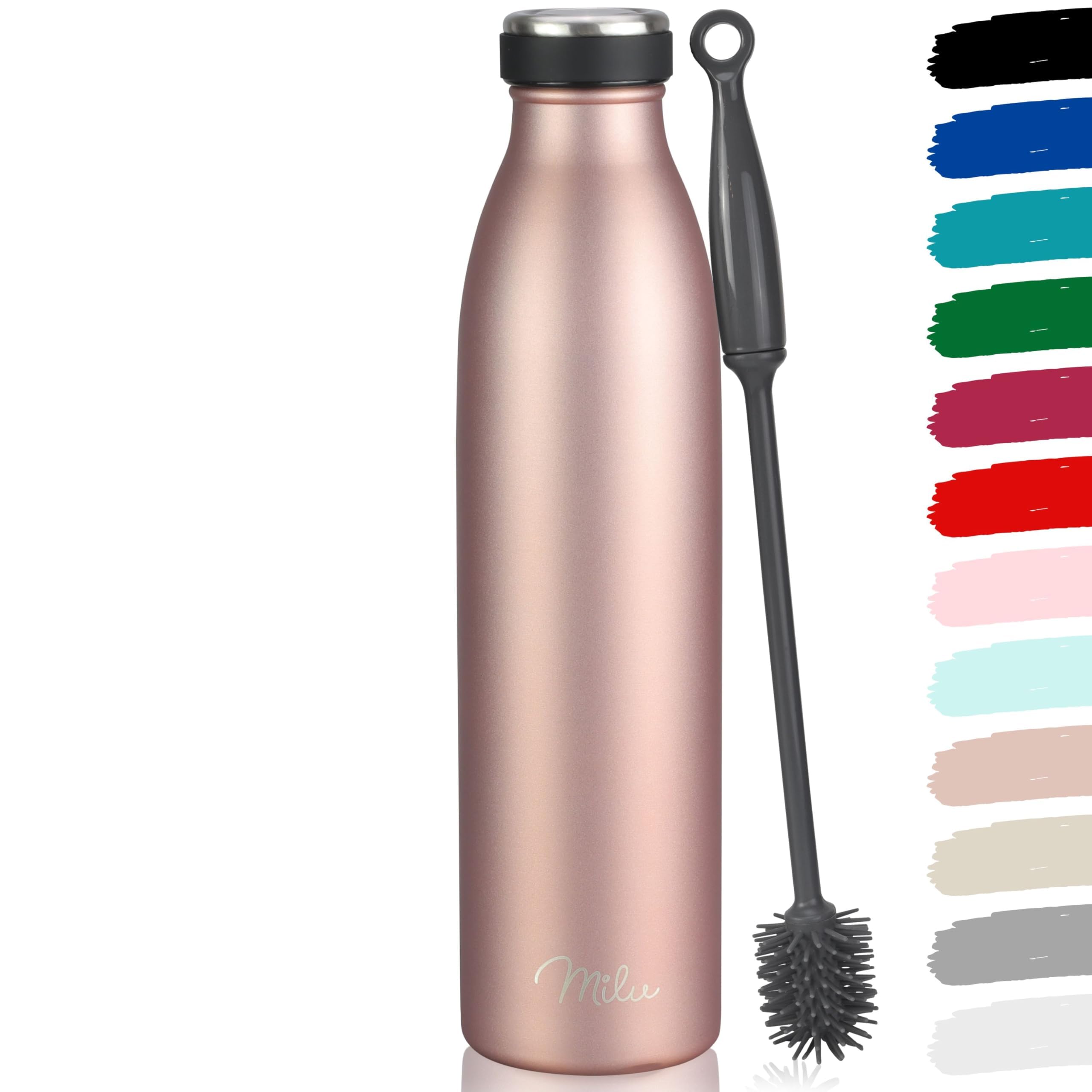 Milu Edelstahl Trinkflasche 350ml, 500ml, 750ml, 1L, 1500ml