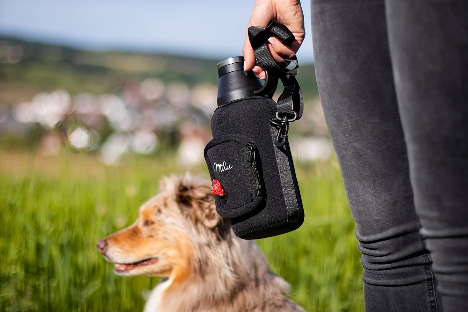 Ersatz für Hundetrinkflasche Futternapf, Wassernapf, Tragetasche