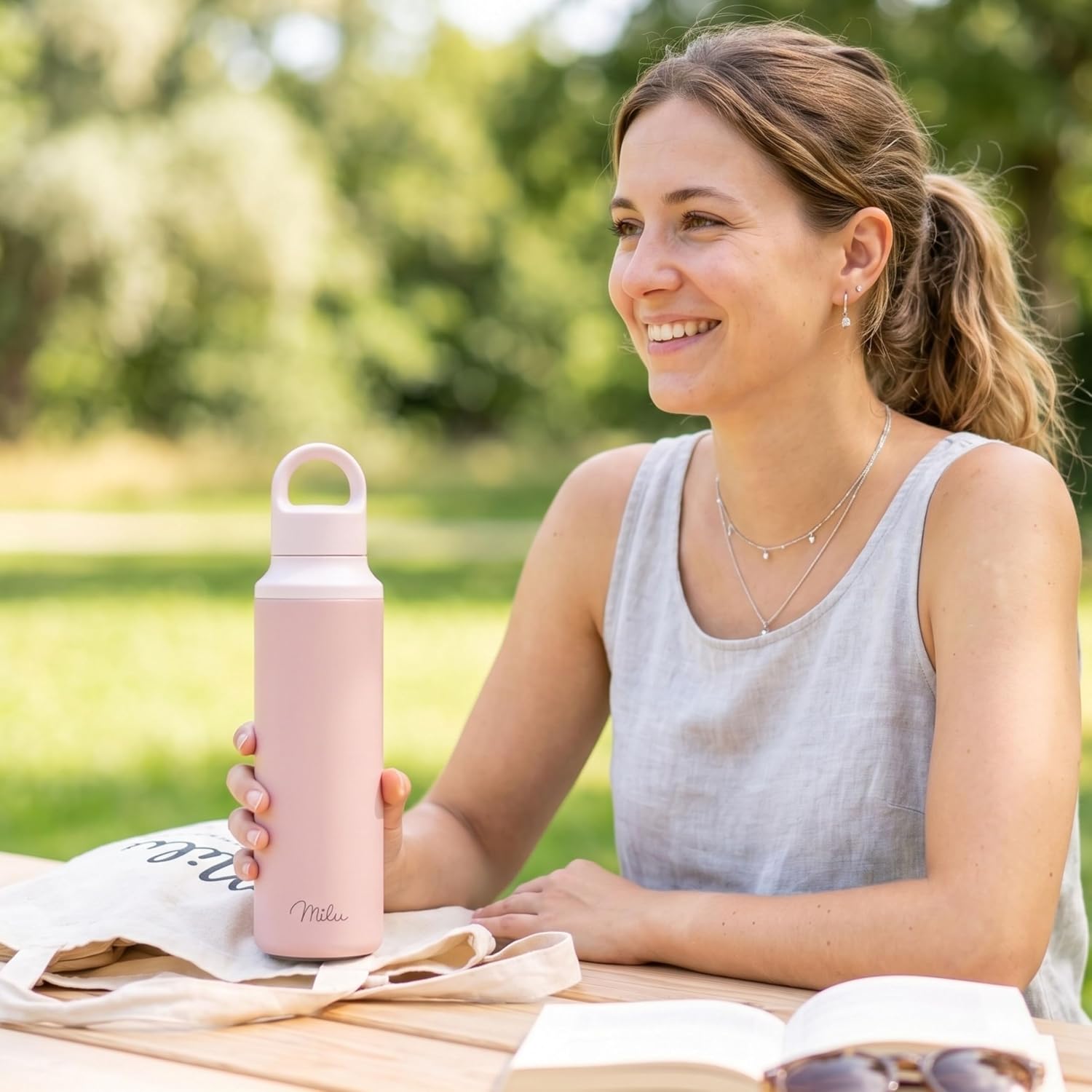 Milu Thermosflasche Isolierflasche 600ml, 750ml