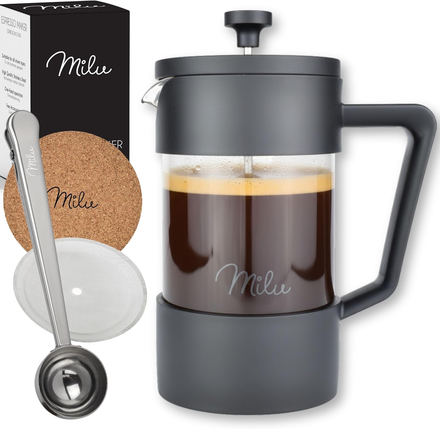 Ersatzteile für Milu French Press Plastik 350ml, 600ml, 1000ml