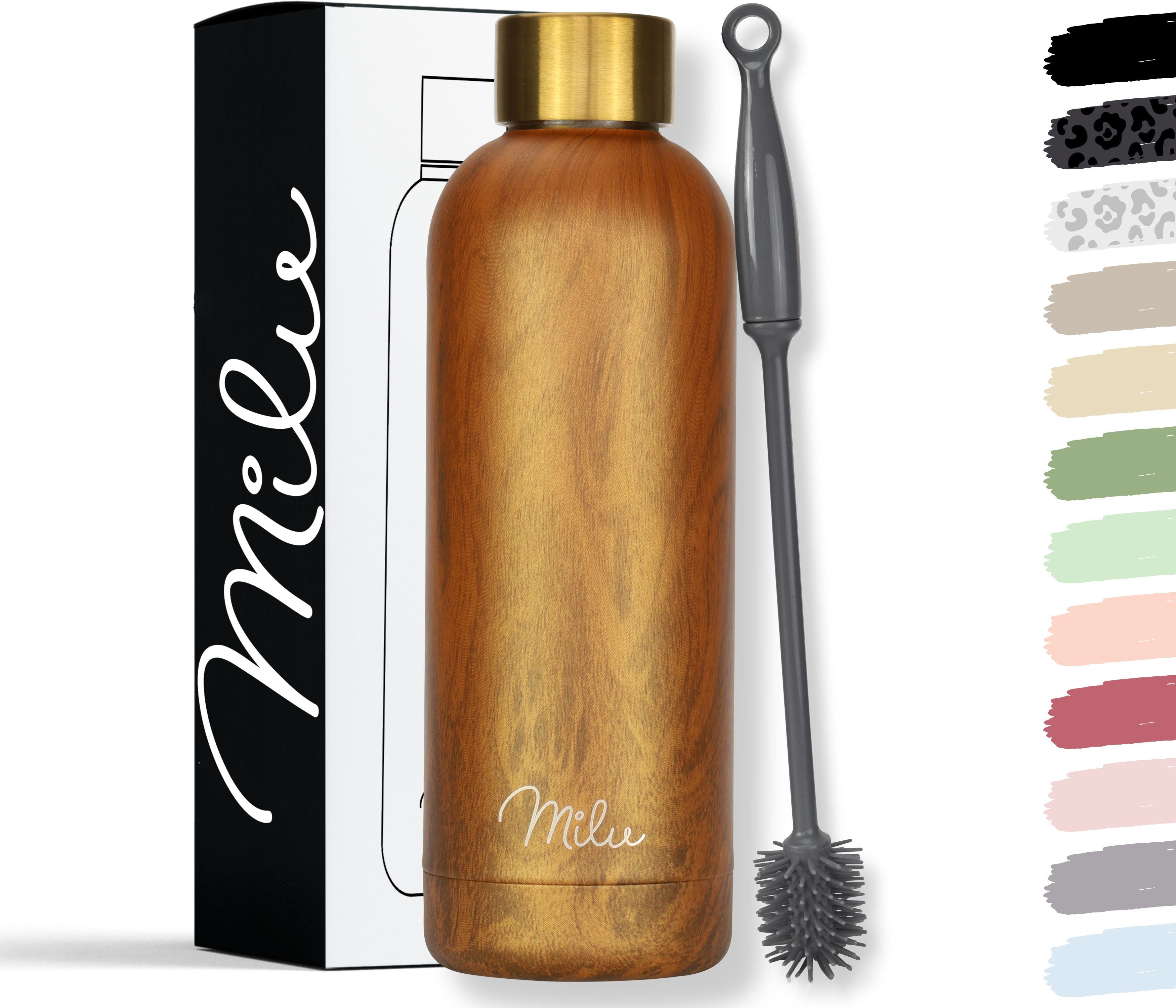 Milu isolierte, auslaufsichere Thermosflasche, Edelstahl (500 ml, 750 ml, 1000 ml) (CB)