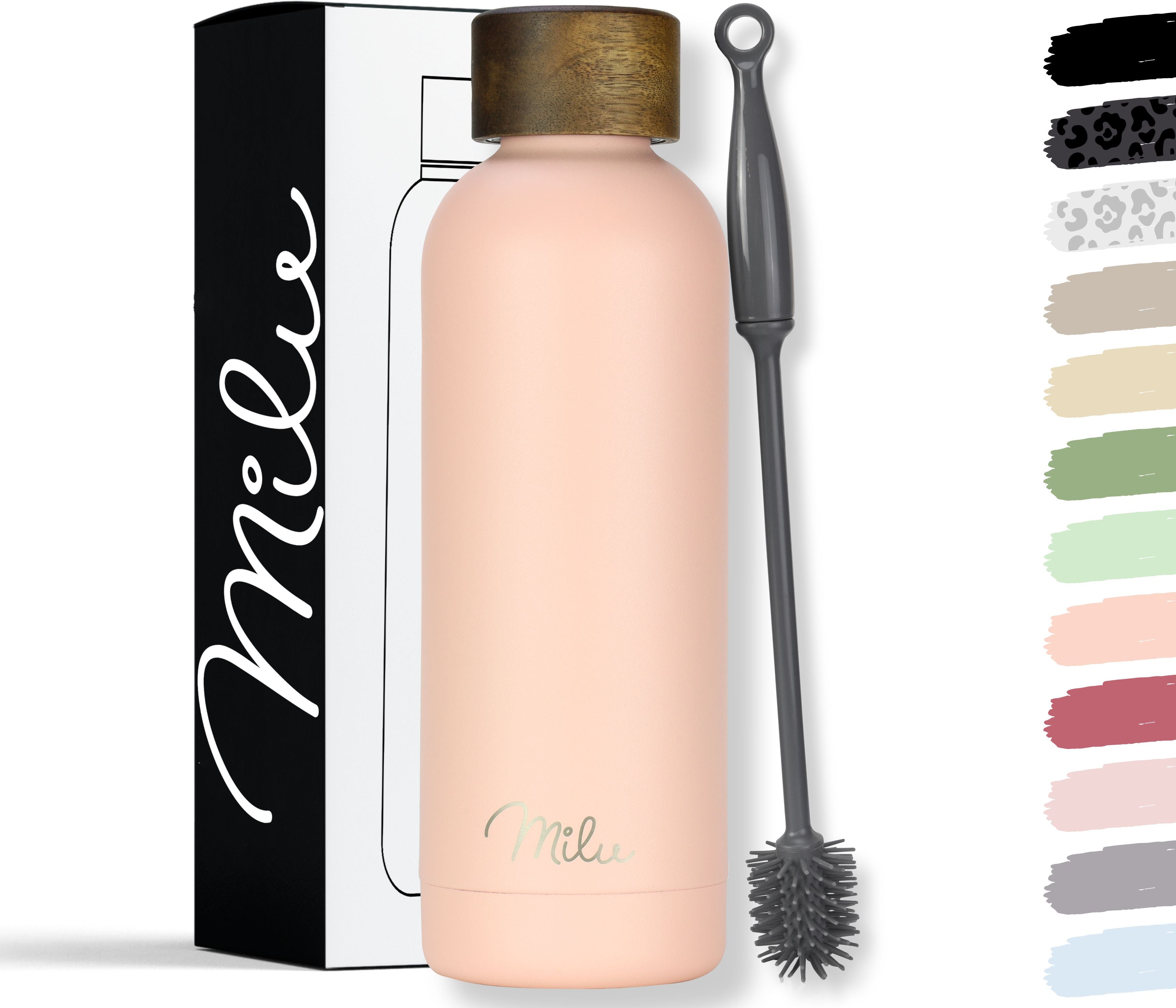 Milu isolierte, auslaufsichere Thermosflasche, Edelstahl (500 ml, 750 ml, 1000 ml) (CB)